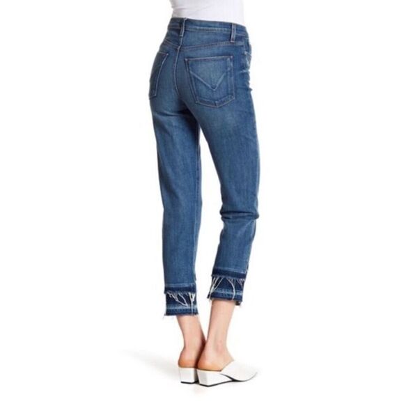 HUDSON - 🎉HP🎉 NWT L Sz 24 - Zoeey Straight-Leg Double Step Cropped/Social Grace - Picture 11 of 16